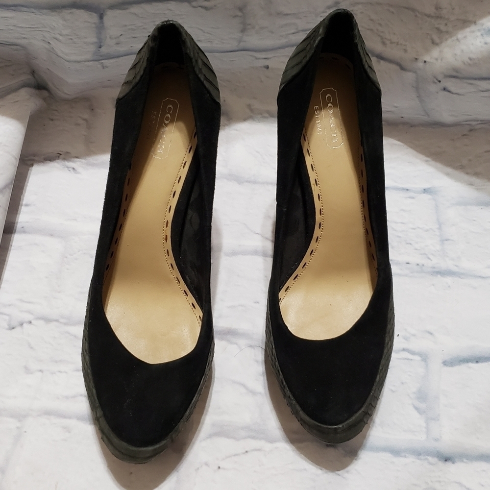 Coach ‘Charisma’ Platform Pumps size 9